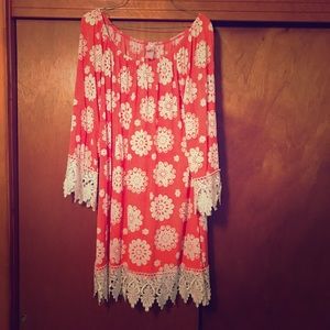 Off the shoulder dress